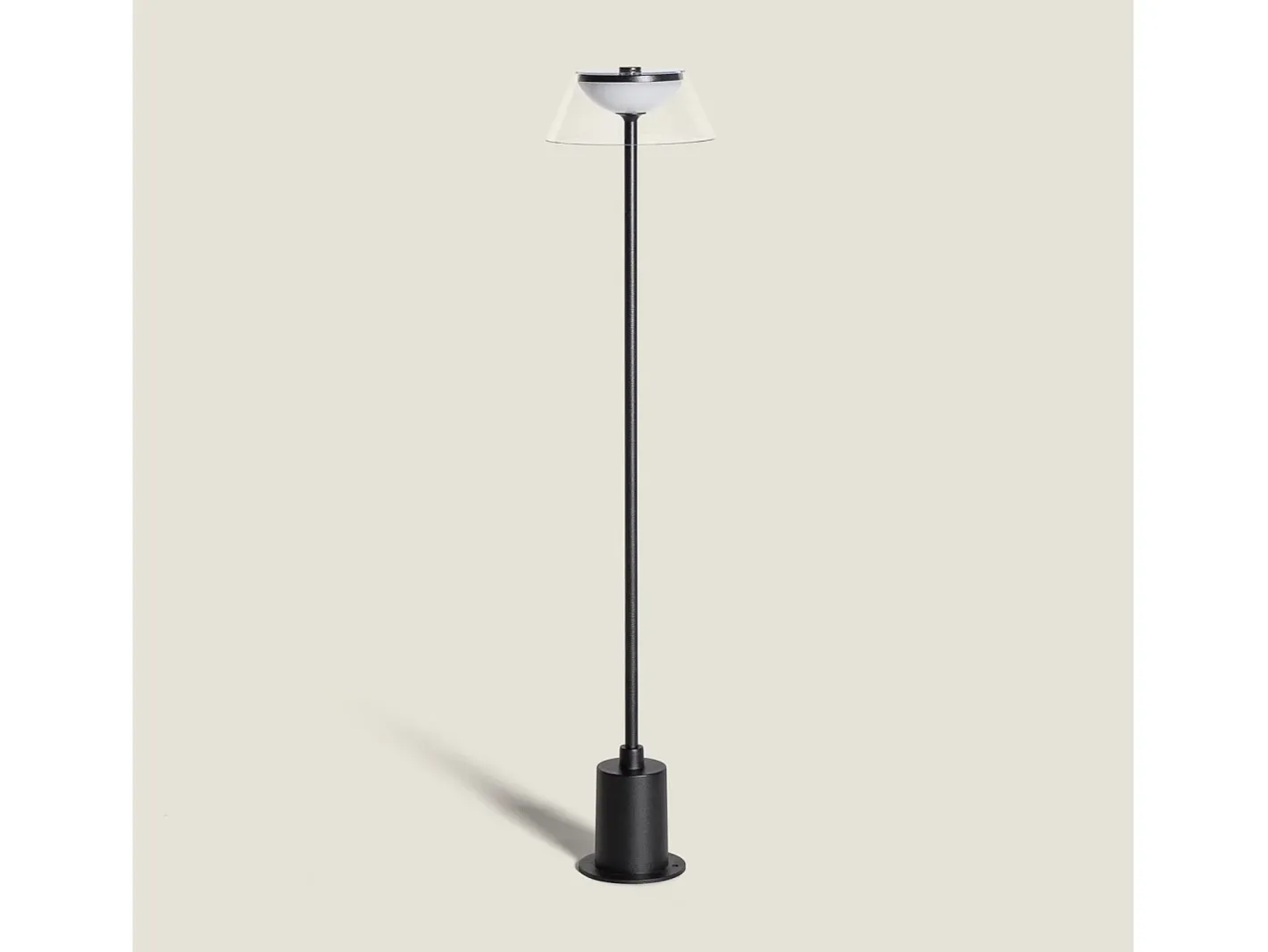Ledkia Baliza Exterior LED 6W Superficie Pie 60cm Dipley Negro New