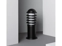 Ledkia Baliza Exterior Superficie Pie 40cm Guiza Negro Hot