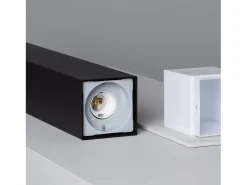 Ledkia Iluminación Exterior-Baliza Exterior Superficie Pie 74cm Augusta Negra Negro