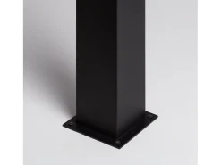 Ledkia Iluminación Exterior-Baliza Exterior Superficie Pie 74cm Augusta Negra Negro