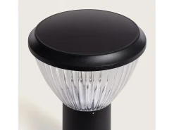 Ledkia Iluminación Exterior-Baliza Exterior Superficie Pie 35cm Polaris Negro