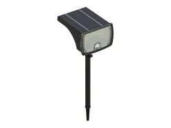 Outlet SOLARGEO Baliza solar o mural con detector de movimiento - 700 lúmenes - CHENDI Negro