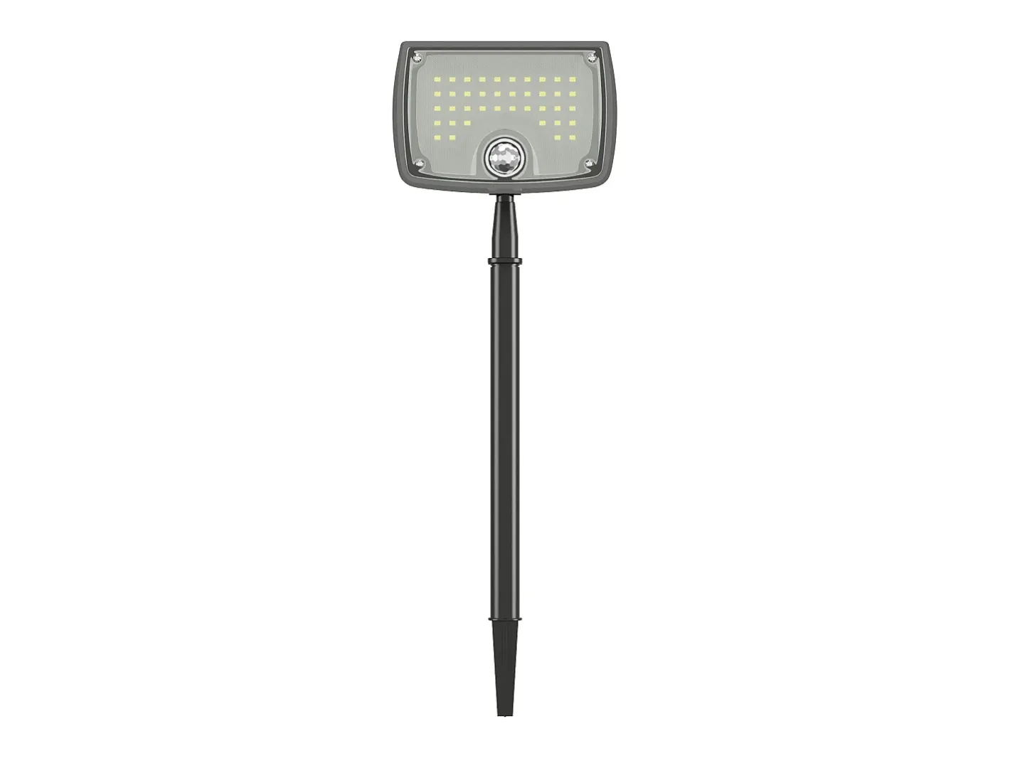 Outlet SOLARGEO Baliza solar o mural con detector de movimiento - 700 lúmenes - CHENDI Negro