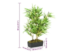 Bambú artificial 500 hojas 80 cm Verde Sale