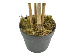 Planta Artificial-Bambú artificial 552 hojas 120 cm Verde
