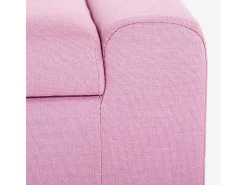 AHD Vajilla-Banco con almacenamiento de tela para dormitorio y recibidor Merak - Rosa