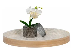 House Nordic Presentación Y Servicio-Bandeja bambú y 40 x 40x 35 cm Beige