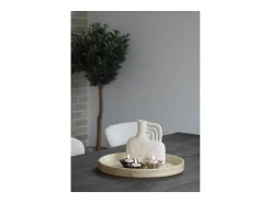 House Nordic Presentación Y Servicio-Bandeja bambú y 40 x 40x 35 cm Beige