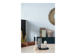 Discount House Nordic Bandeja de cemento 26.5 x 26 x 2 cm Negro