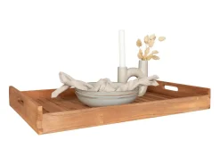 House Nordic Presentación Y Servicio-Bandeja de teca natural 58 x 38 cm Marru00f3n