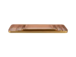 Online PRESENT TIME Bandeja metálica festiva 41 x 16 cm Rosa