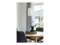 House Nordic Bandeja redonda en Sea Black and Brown Rush Ø 38 cm Marru00f3n Hot