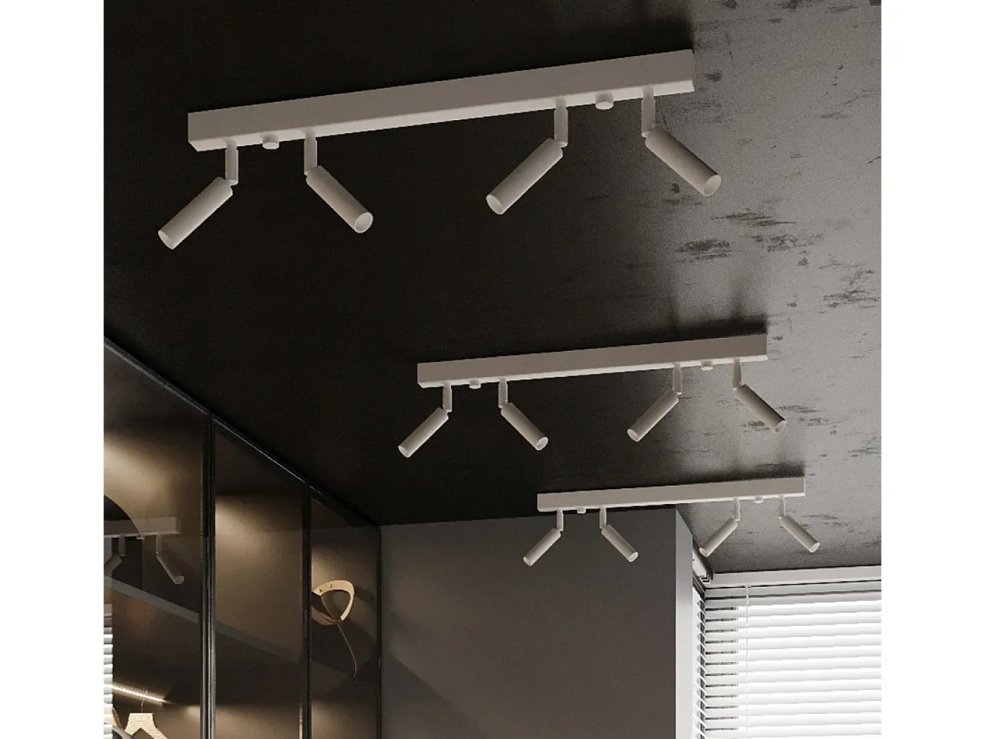 Sollux Lighting Barra Dritta Incasso 3 Luci Bianco G9 Barra recta Flush 3 Light White G9 Blanco New