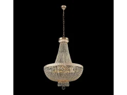 Online Maytoni Bella Grand Chandelier Oro y Cristal, 8 Luces, E14 Dorado