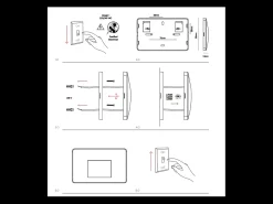 Beneito & Faure - Baliza empotrada LED Mis Sq Wall de 3 W - Baliza cuadrada de pared IP65 con interruptor 2700K/3200K/4000K - Negra Negro New