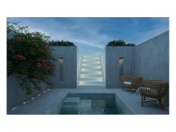 Beneito & Faure - Baliza LED de exterior Ina 2W 3000K - Foco empotrable de pared o suelo IP67 con luz cálida Multicolor