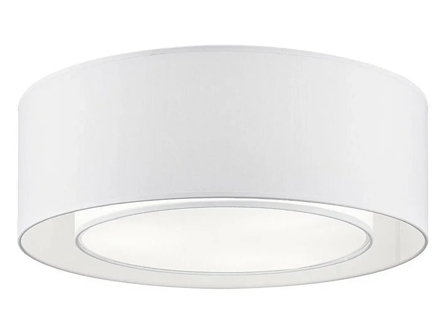 Maytoni Plafón-Bergamo Plafón Flush Cilíndrico Cromo, 3 Luces, E27 Gris
