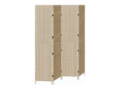 Biombo-Biombo 196 x 200 cm polirratán Beige