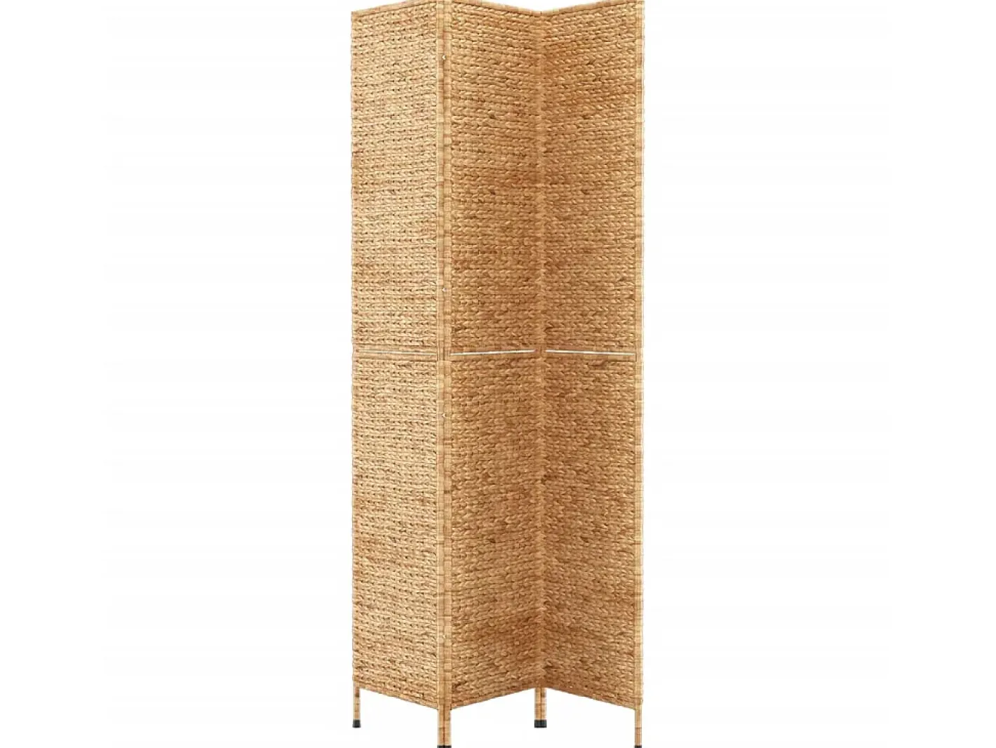 Biombo de 3 paneles jacinto de agua 122x180 cm ES915782 Marru00f3n Best