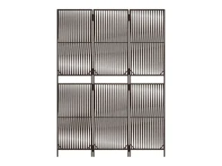 Biombo-Biombo de 3 paneles ratán sintético marrón ES457745 Marru00f3n