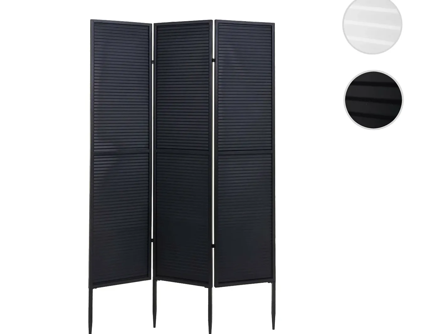 MCW Biombo de jardín -J14, Negro Outlet