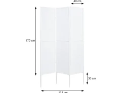 MCW Biombo de jardín -J14, Negro Outlet