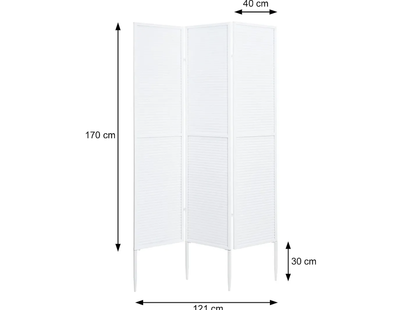 MCW Biombo de jardín -J14, Negro Outlet