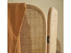 BERAH GETAH Biombo de ratán y rejilla 170 cm Color natural claro Online