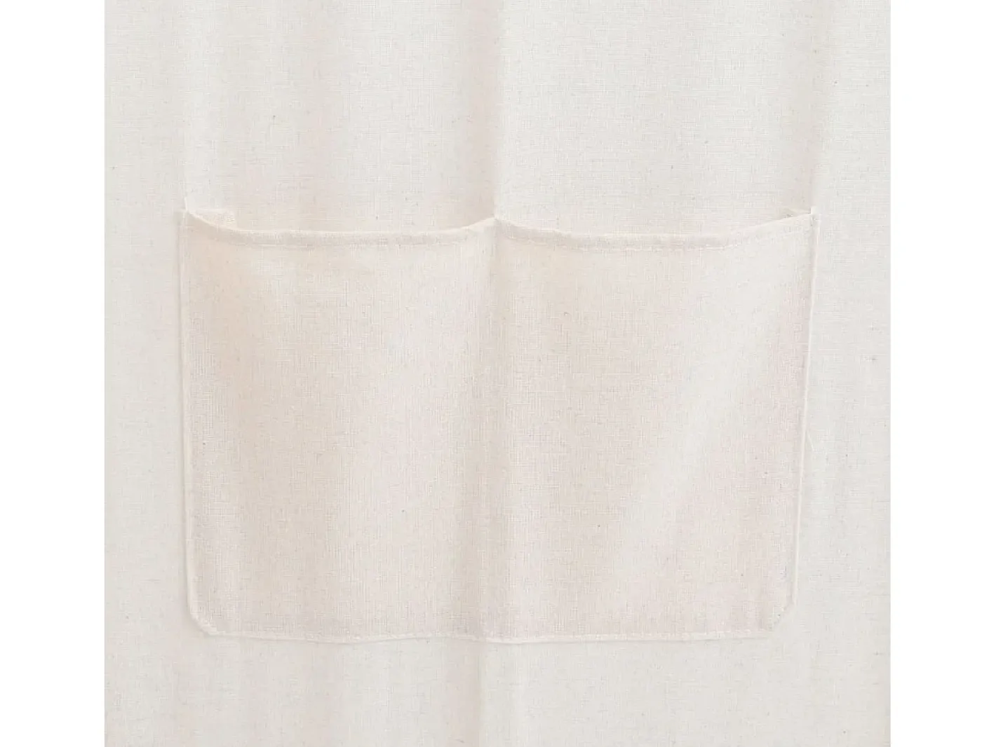 Biombo-Biombo divisor 5 paneles de tela 200x170x4 cm ES313625 Crema