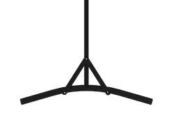 Biombo-Biombo divisor de 1 panel 175x180 cm ES990823 Negro