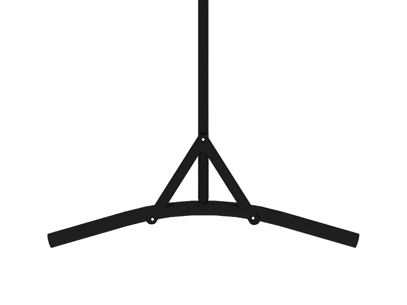 Biombo-Biombo divisor de 1 panel 175x180 cm ES990823 Negro