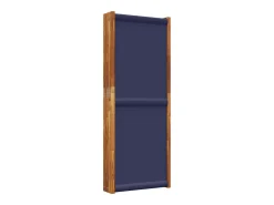New Biombo divisor de 6 paneles oscuro 420x180 cm ES305967 Azul