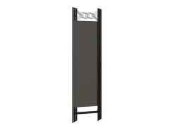 Biombo divisor de 4 paneles 160x180 cm ES362529 Gris antracita Best