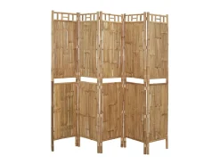 Biombo divisor de 5 paneles 200x180 cm ES688371 Marru00f3n Sale