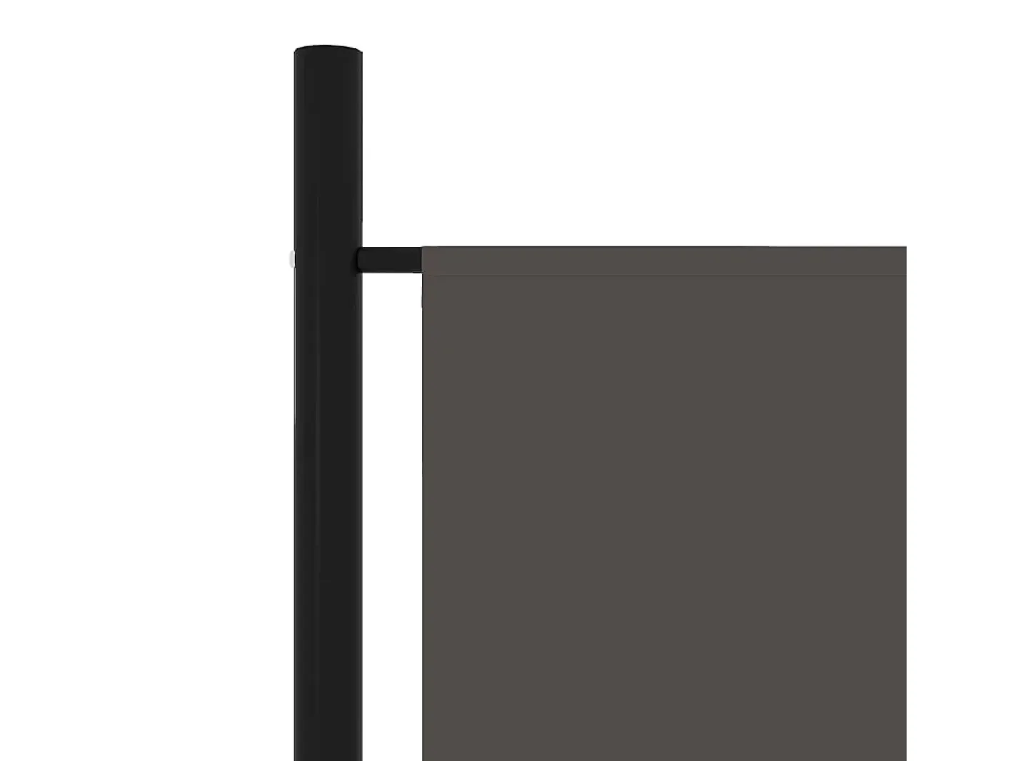 Clearance Biombo divisor de 6 paneles 300x180 cm ES452576 Gris antracita