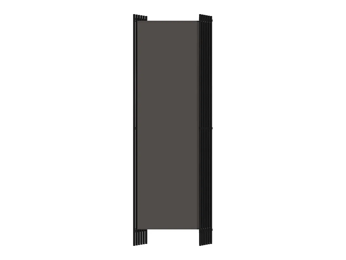 Clearance Biombo divisor de 6 paneles 300x180 cm ES452576 Gris antracita