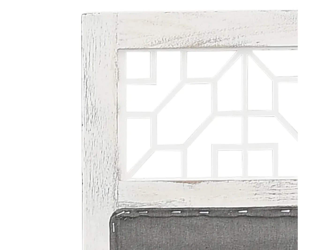 Biombo divisor de 3 paneles de tela 105x165 cm ES538932 Gris Online
