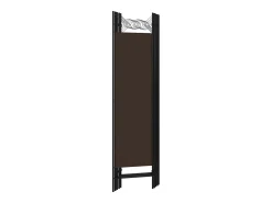 Biombo divisor de 5 paneles marrón 200x180 cm ES148710 Marru00f3n Online