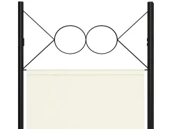 Biombo divisor de 6 paneles 240x180 cm ES233203 Blanco