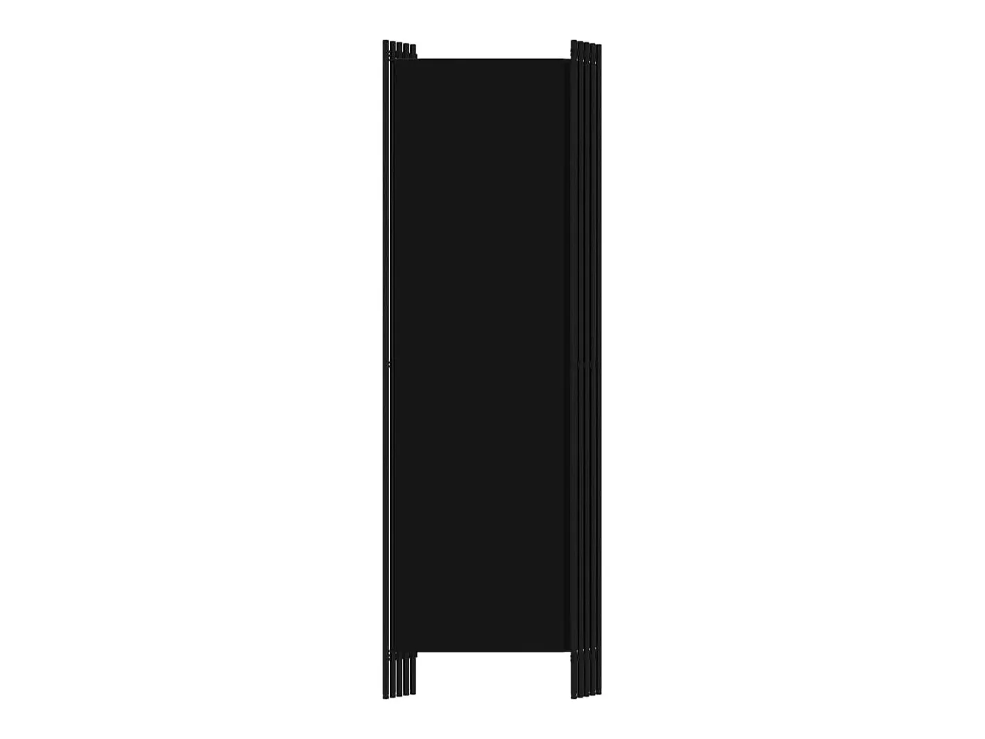 Biombo divisor de 5 paneles 250x180 cm ES910943 Negro New