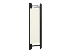 Biombo-Biombo divisor de 5 paneles 200x180 cm ES659418 Blanco