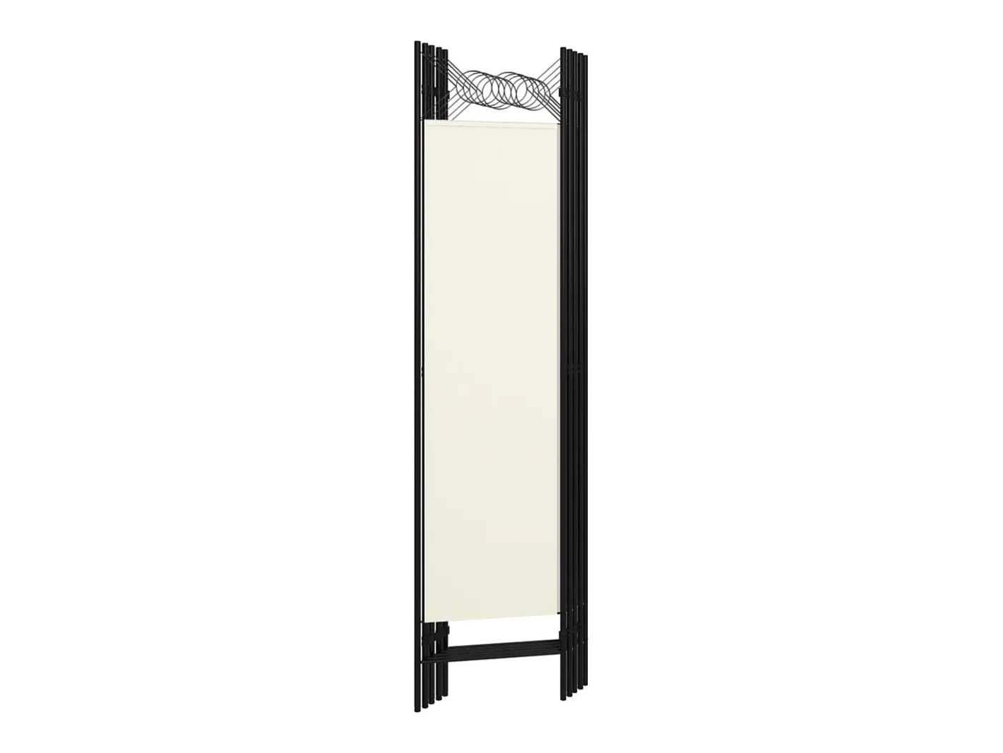 Biombo-Biombo divisor de 5 paneles 200x180 cm ES659418 Blanco