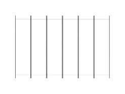 Biombo-Biombo divisor de 6 paneles de tela 300x200 cm ES926712 Blanco