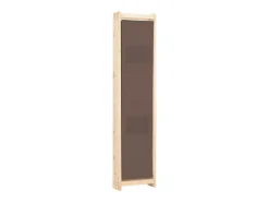 Biombo divisor de 4 paneles de tela marrón 160x170x4 cm ES512457 Marru00f3n Sale
