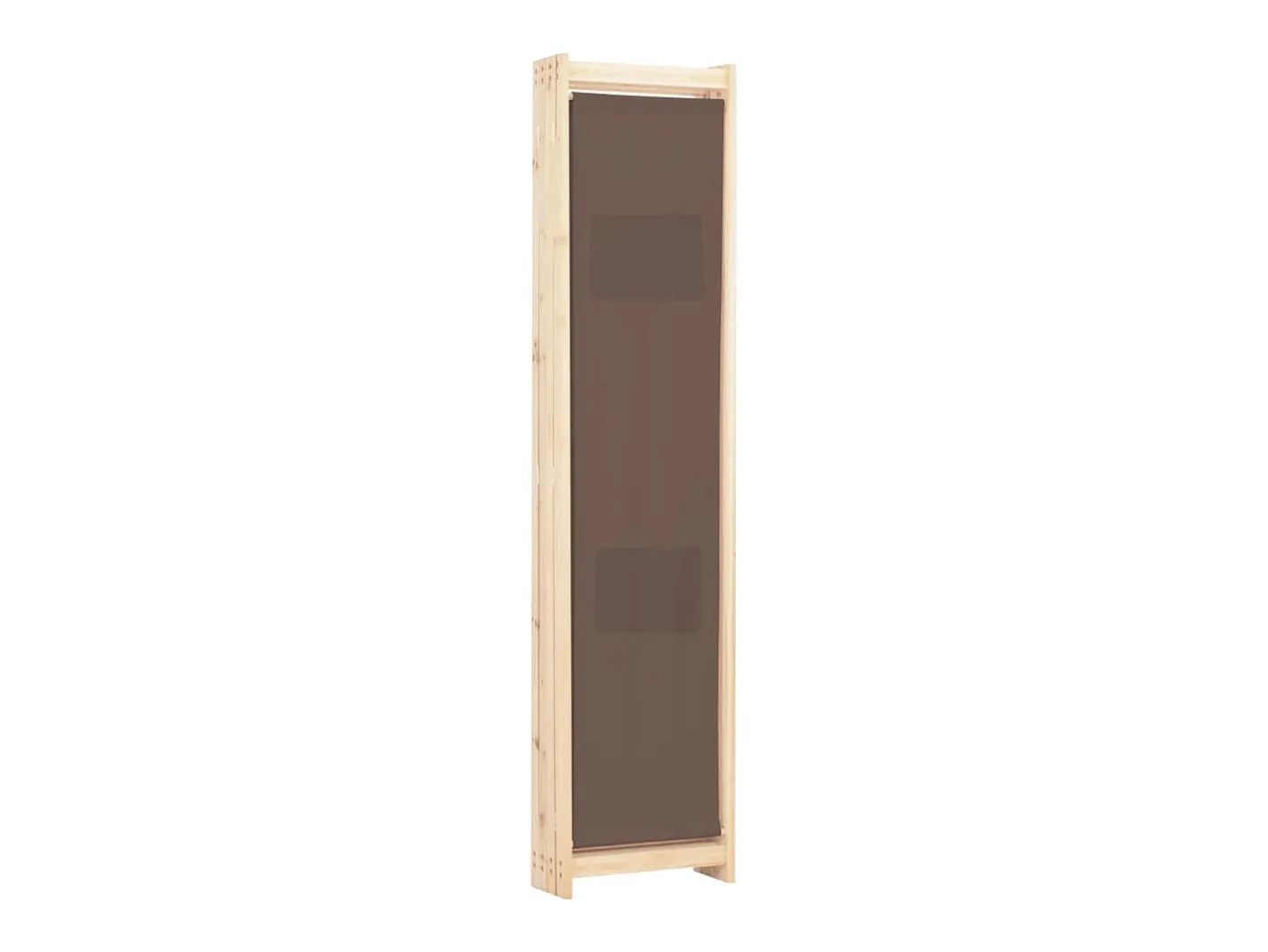 Biombo divisor de 4 paneles de tela marrón 160x170x4 cm ES512457 Marru00f3n Sale