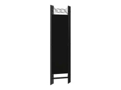 Biombo-Biombo divisor de 4 paneles 160x180 cm ES133246 Negro