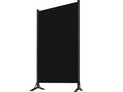 Biombo-Biombo divisor de 3 paneles 260x180 cm ES531902 Negro