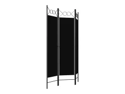 Biombo-Biombo divisor de 3 paneles 120x180 cm ES918574 Negro