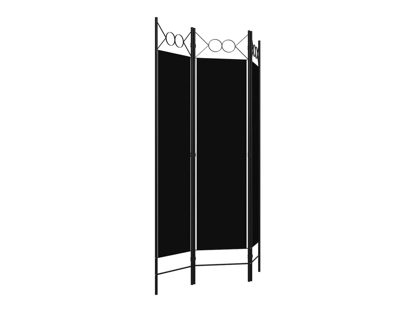 Biombo-Biombo divisor de 3 paneles 120x180 cm ES918574 Negro