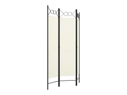 Biombo divisor de 3 paneles 120x180 cm ES855392 Blanco Best
